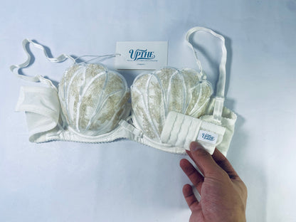 UPTHE Sexy Lace Underwear for Women Plus Size Push Up Bra Full Coverage Underwire Bra