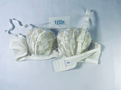 UPTHE Sexy Lace Underwear for Women Plus Size Push Up Bra Full Coverage Underwire Bra