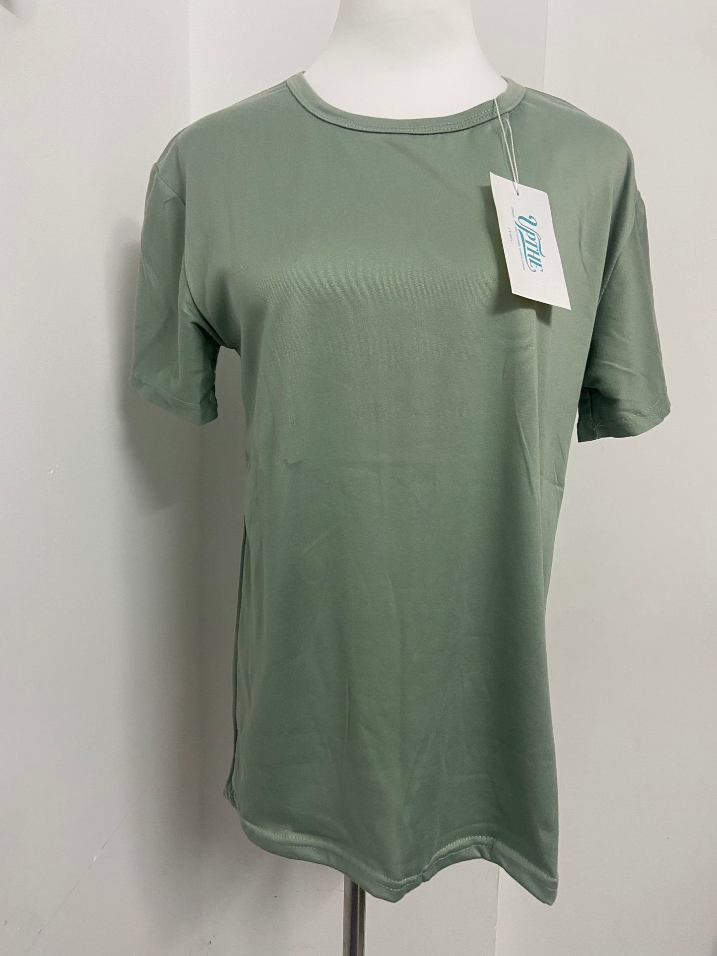 UPTHE T-shirts Gym Workout Shirts for adult Short Sleeve Moisture Wicking Athletic Tshirts Plain Crewneck Tees Shirt