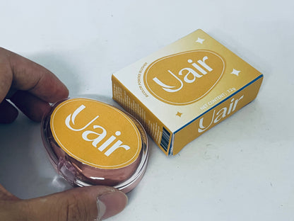 Uair Misty Blush, Natural Flush & Long-Lasting Wear, Smooth Blendable Powder Blush for Cheeks, Buildable Color for Radiant Complexion, Retro Chic Compact