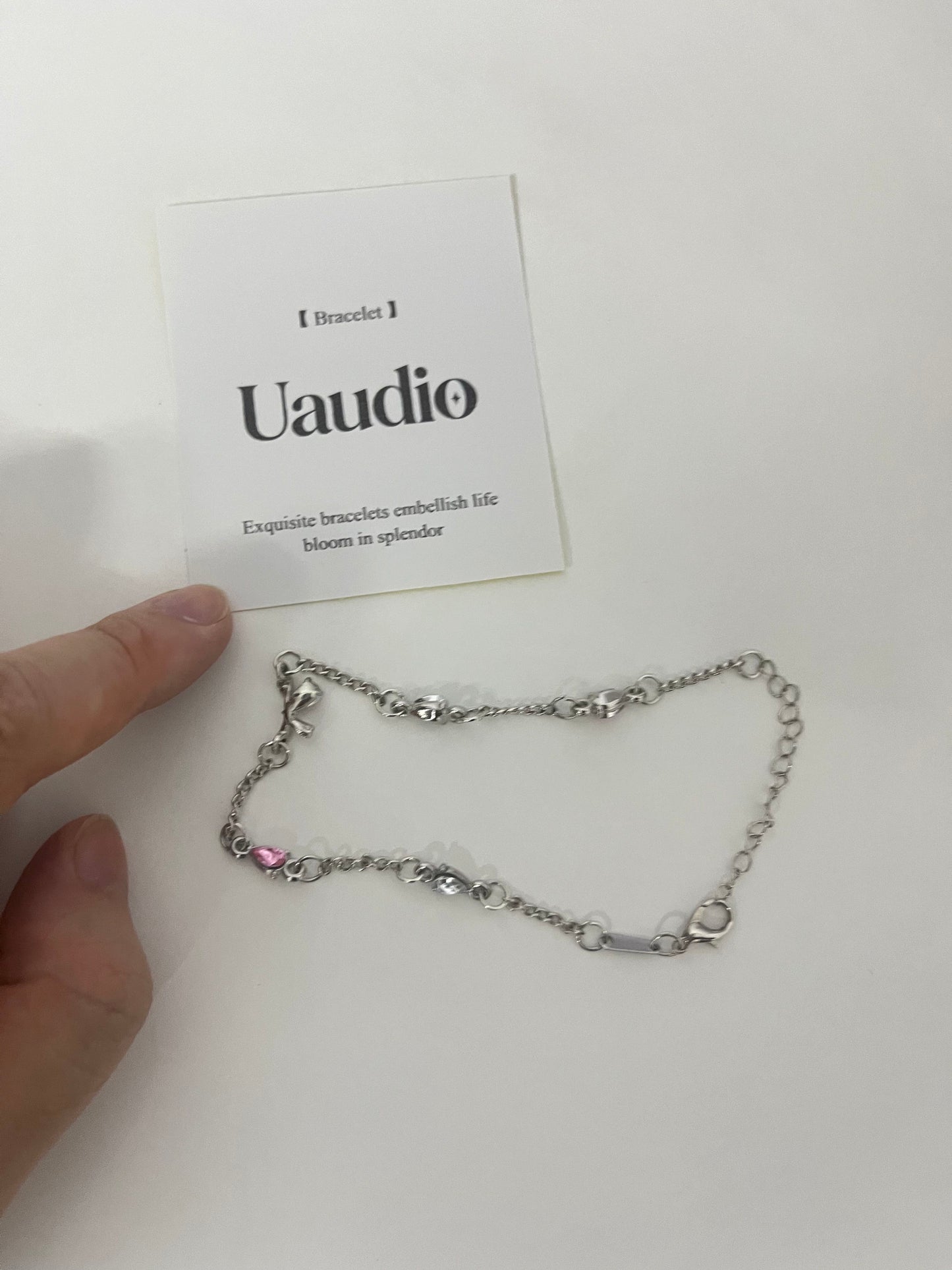 【Uaudio Exquisite Silver Bracelet】—— Embellish Life, Bloom in Splendor