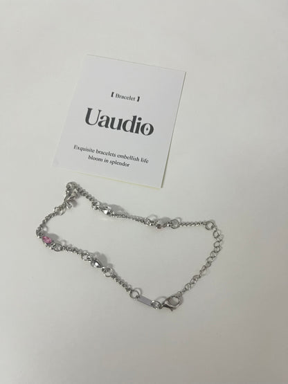 【Uaudio Exquisite Silver Bracelet】—— Embellish Life, Bloom in Splendor
