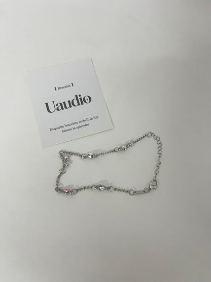 【Uaudio Exquisite Silver Bracelet】—— Embellish Life, Bloom in Splendor
