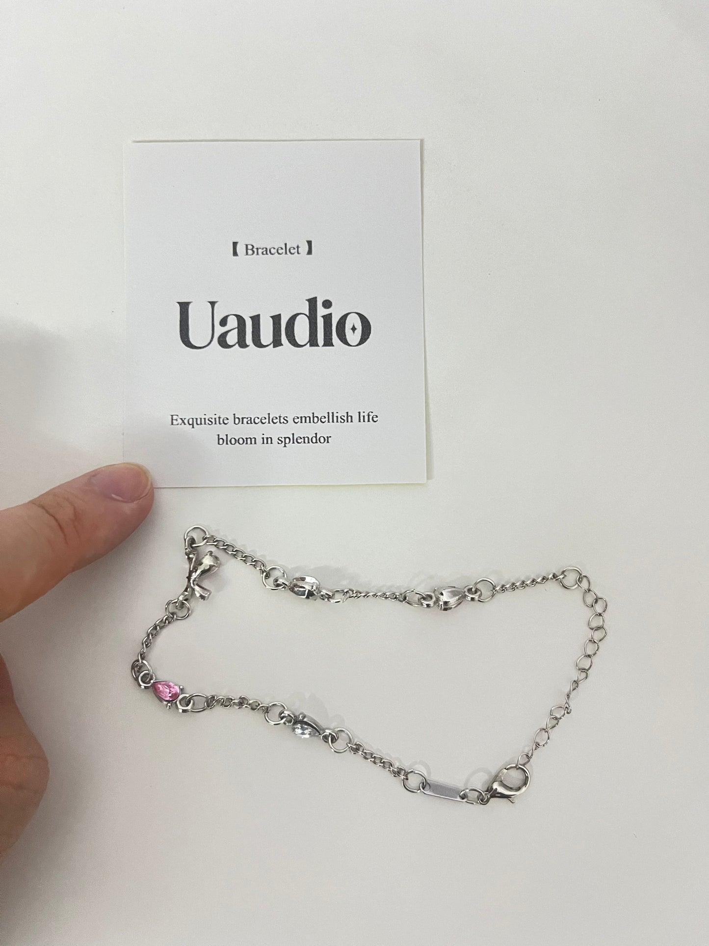 【Uaudio Exquisite Silver Bracelet】—— Embellish Life, Bloom in Splendor