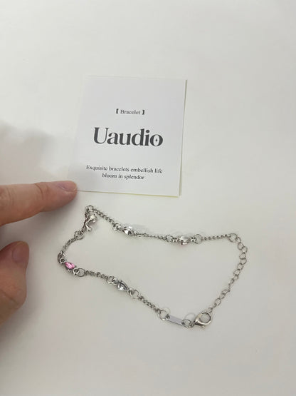 【Uaudio Exquisite Silver Bracelet】—— Embellish Life, Bloom in Splendor