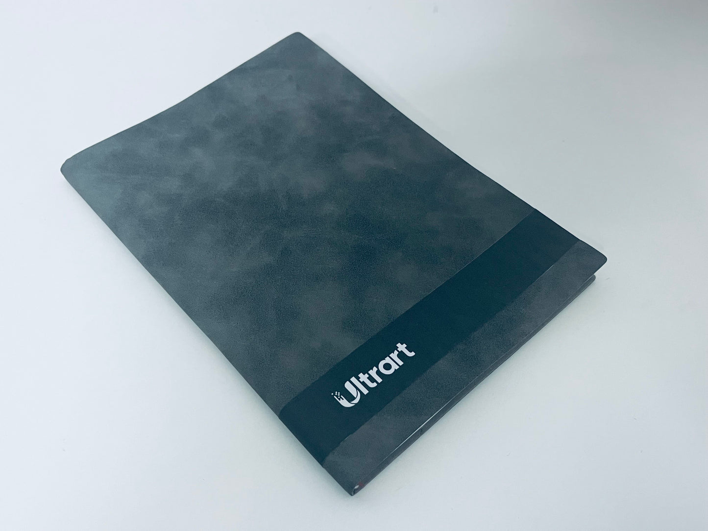 UItrart Premium Faux Leather Notebook - Matte Dark Gray Cover, Eye-Friendly Off-White Lined Pages, Portable Durable Journal for Office, School, Creative Writing, Meeting Notes & Daily Planning
