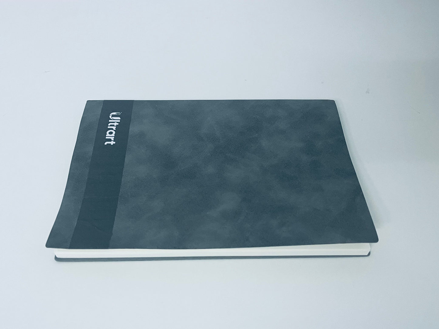 UItrart Premium Faux Leather Notebook - Matte Dark Gray Cover, Eye-Friendly Off-White Lined Pages, Portable Durable Journal for Office, School, Creative Writing, Meeting Notes & Daily Planning
