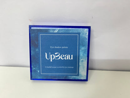 UpBeau 9-Color Blue Eyeshadow Palette (Matte/Shimmer/Glitter)