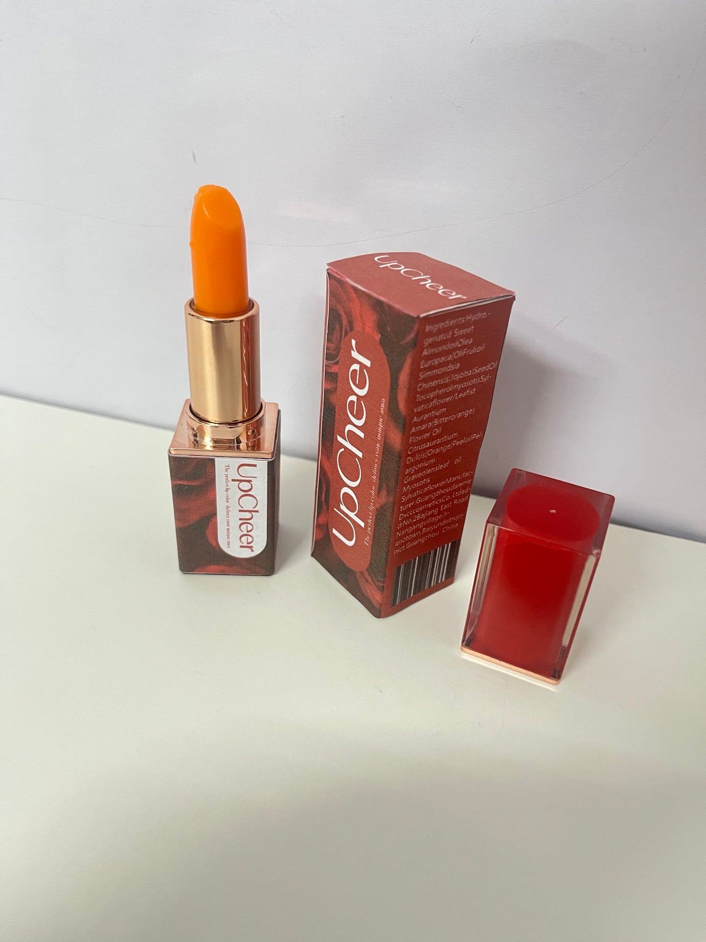 【UpCheer Rose-Themed Lipstick】——Vibrant Color for Daily Lip Makeup