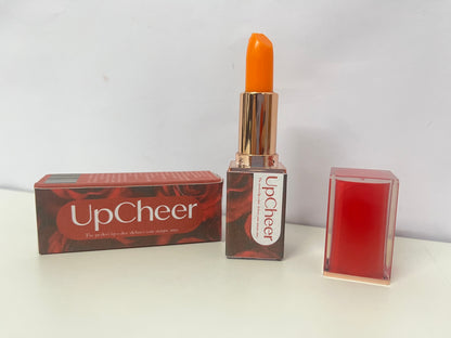 【UpCheer Rose-Themed Lipstick】——Vibrant Color for Daily Lip Makeup