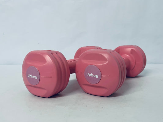 Uphey Basics Neoprene Dumbbell Hand Weights for Exercise and Muscle Toning Anti-roll, Anti-Slip