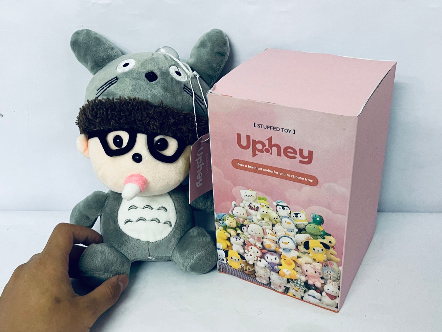 Uphey Totoro Cute Stuffed Animal Stuffed Toy Soft Cartoon Plushie Plush Toy Fan Meeting Dolls
