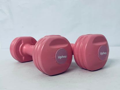Uphey Basics Neoprene Dumbbell Hand Weights for Exercise and Muscle Toning Anti-roll, Anti-Slip
