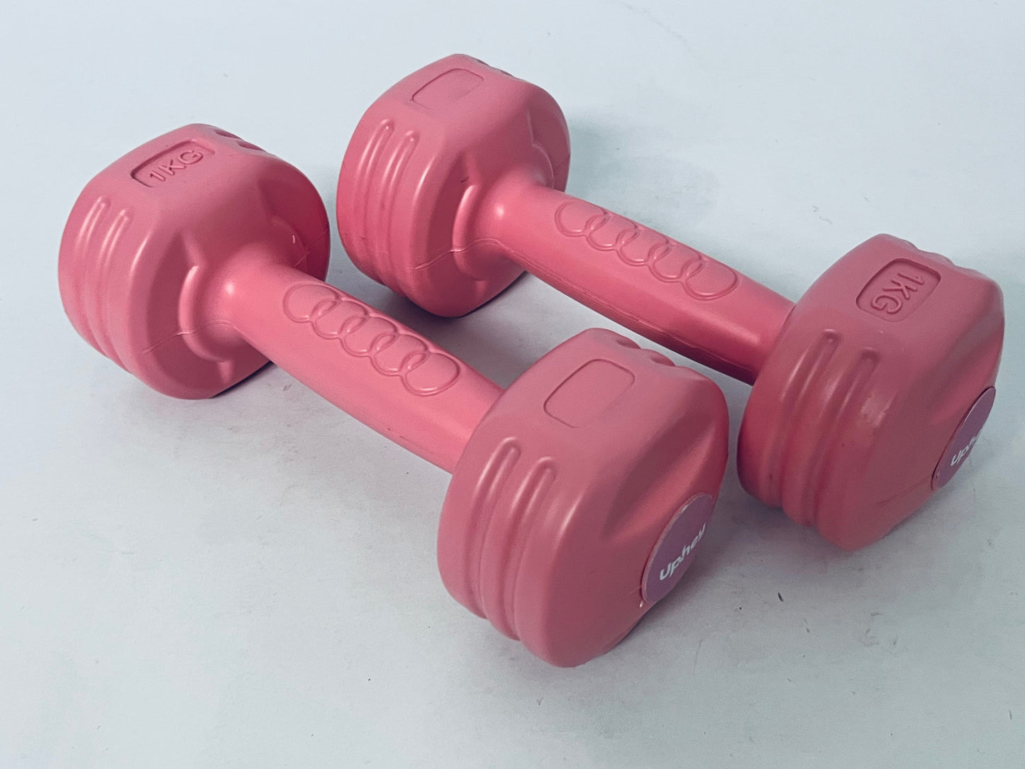 Uphey Basics Neoprene Dumbbell Hand Weights for Exercise and Muscle Toning Anti-roll, Anti-Slip