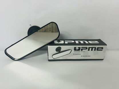 Upme Universal Rearview Mirror - Broad Vision Adjustable Interior Rear View Mirror for Car, SUV, Truck