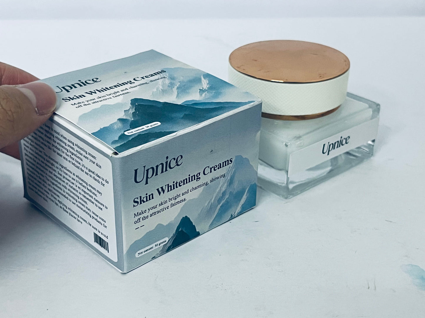 Upnice Face Moisturizer, Micro-Sculpting Cream for Women, Fragrance-Free - Hydrating, Anti-Aging, Anti-Wrinkle, Firming Skin Care - Hyaluronic Acid, Niacinamide, Amino Peptides