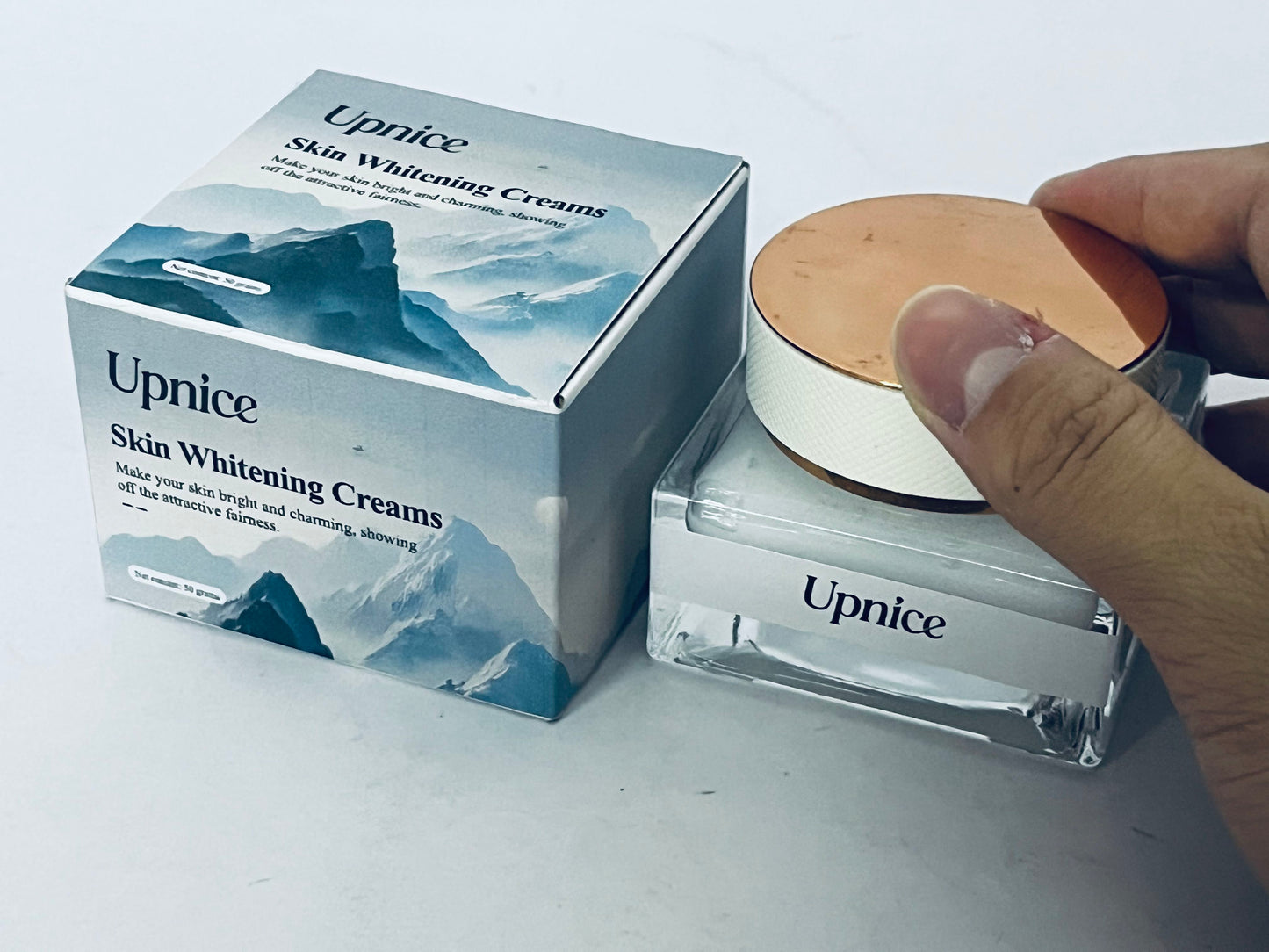 Upnice Face Moisturizer, Micro-Sculpting Cream for Women, Fragrance-Free - Hydrating, Anti-Aging, Anti-Wrinkle, Firming Skin Care - Hyaluronic Acid, Niacinamide, Amino Peptides