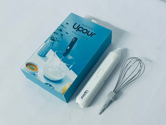 Upour Electric egg beaters sets USB Rechargable Handheld Eggs Beater Cordless Electric Food Mixers Detachable Milk Frothers Kitchen Tool