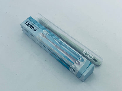Upzoo Classic Manual Toothbrush with Extra Soft Activated-Charcoal, Tapered Bristles, Bioplastic Handle That Includes Travel Cap, Dentist-Approved, Great for Adults and Kids, Multi Color