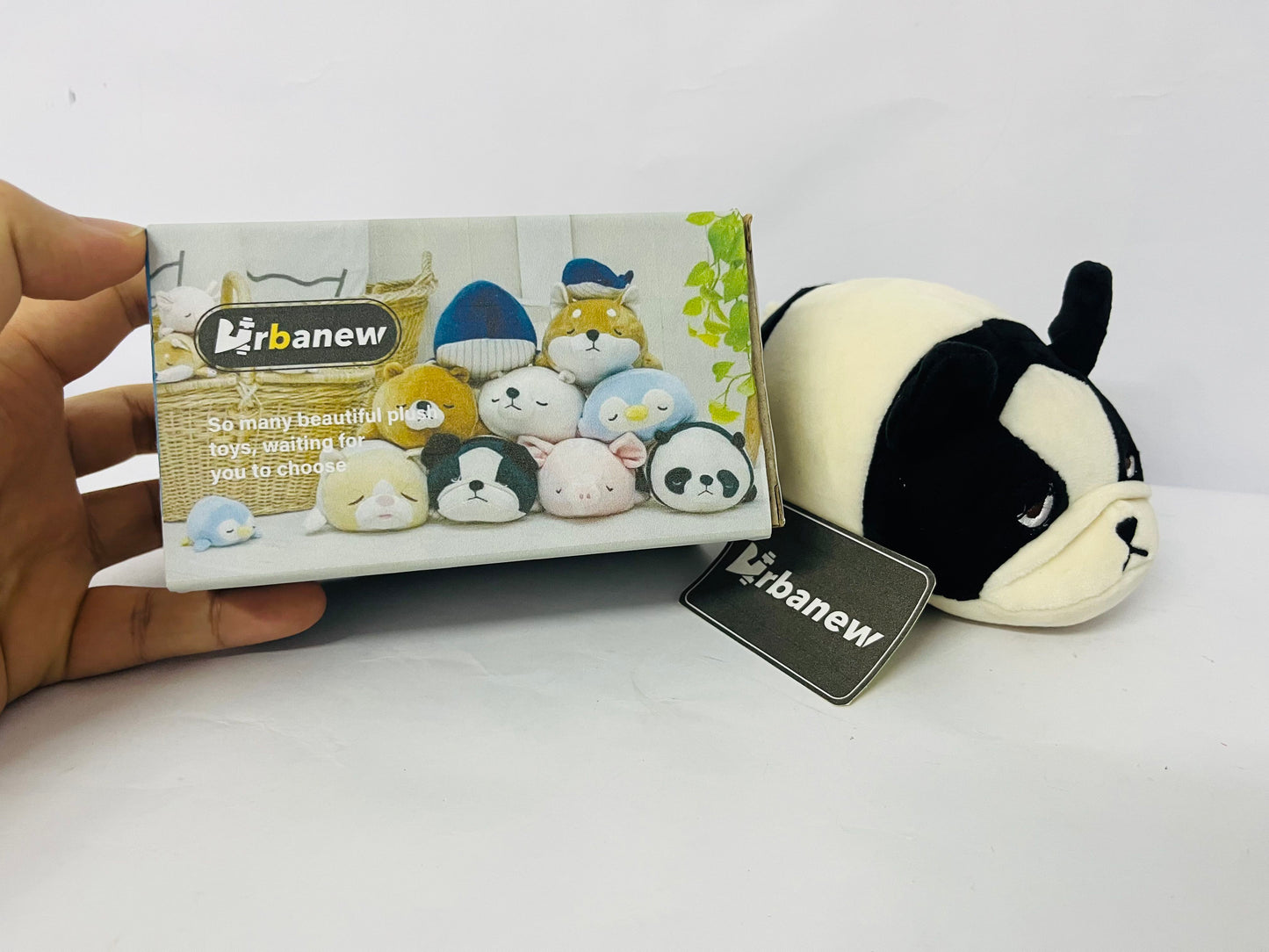Urbanew Adorable  Plush toys  Stuffed Animal Ultra Soft and Squishy Little Puppy Dog Plushies Tiny Peeking Out Lovely Gifts for Kids Birthday or Dog