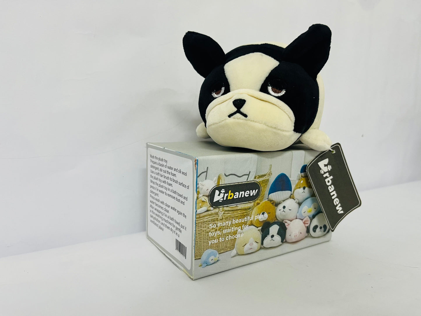 Urbanew Adorable  Plush toys  Stuffed Animal Ultra Soft and Squishy Little Puppy Dog Plushies Tiny Peeking Out Lovely Gifts for Kids Birthday or Dog