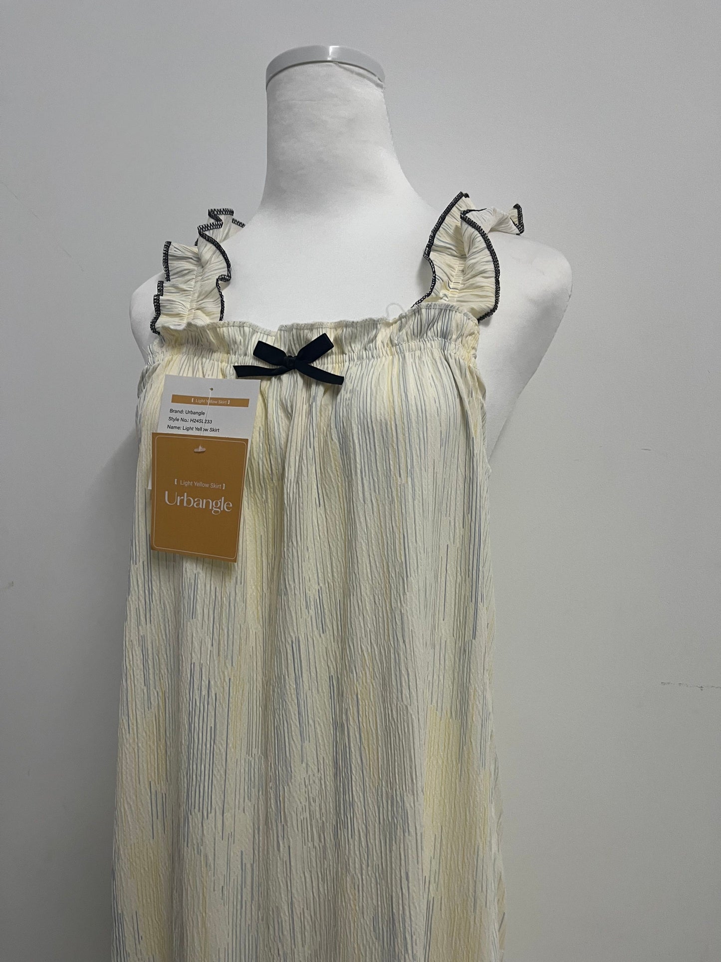 Urbangle  100% Cotton Nightgowns for Women Sleeveless Sleep Dress Ladies Gowns Sleepwear with Pockets