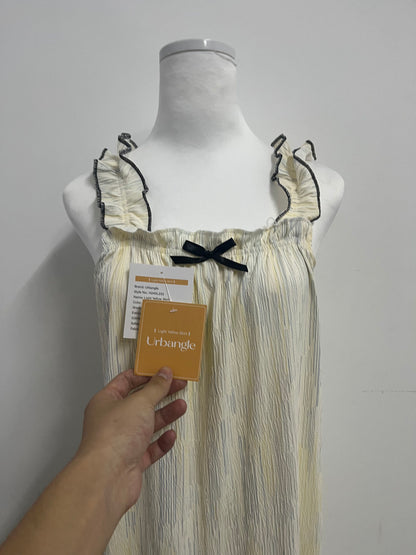 Urbangle  100% Cotton Nightgowns for Women Sleeveless Sleep Dress Ladies Gowns Sleepwear with Pockets