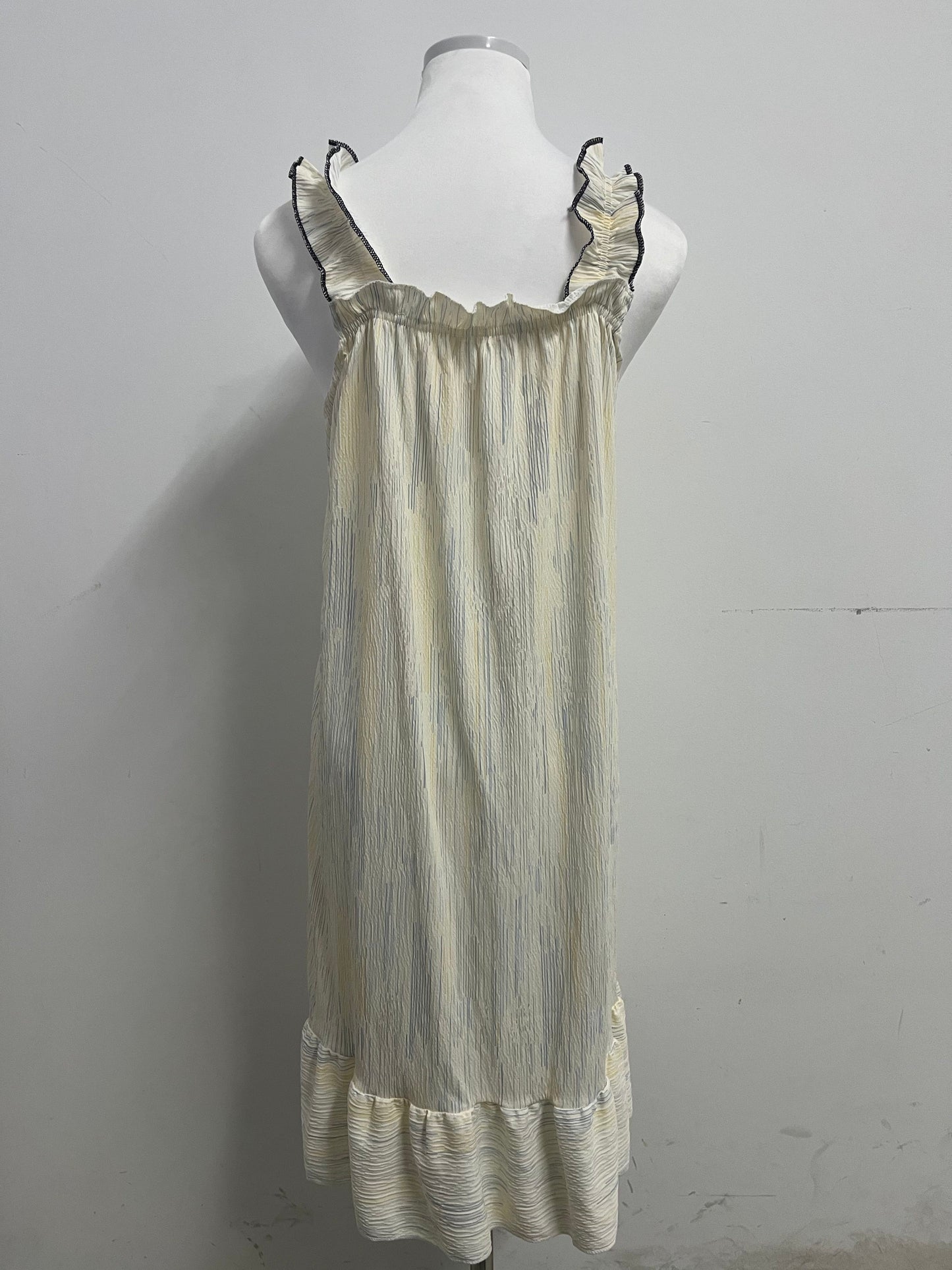 Urbangle  100% Cotton Nightgowns for Women Sleeveless Sleep Dress Ladies Gowns Sleepwear with Pockets