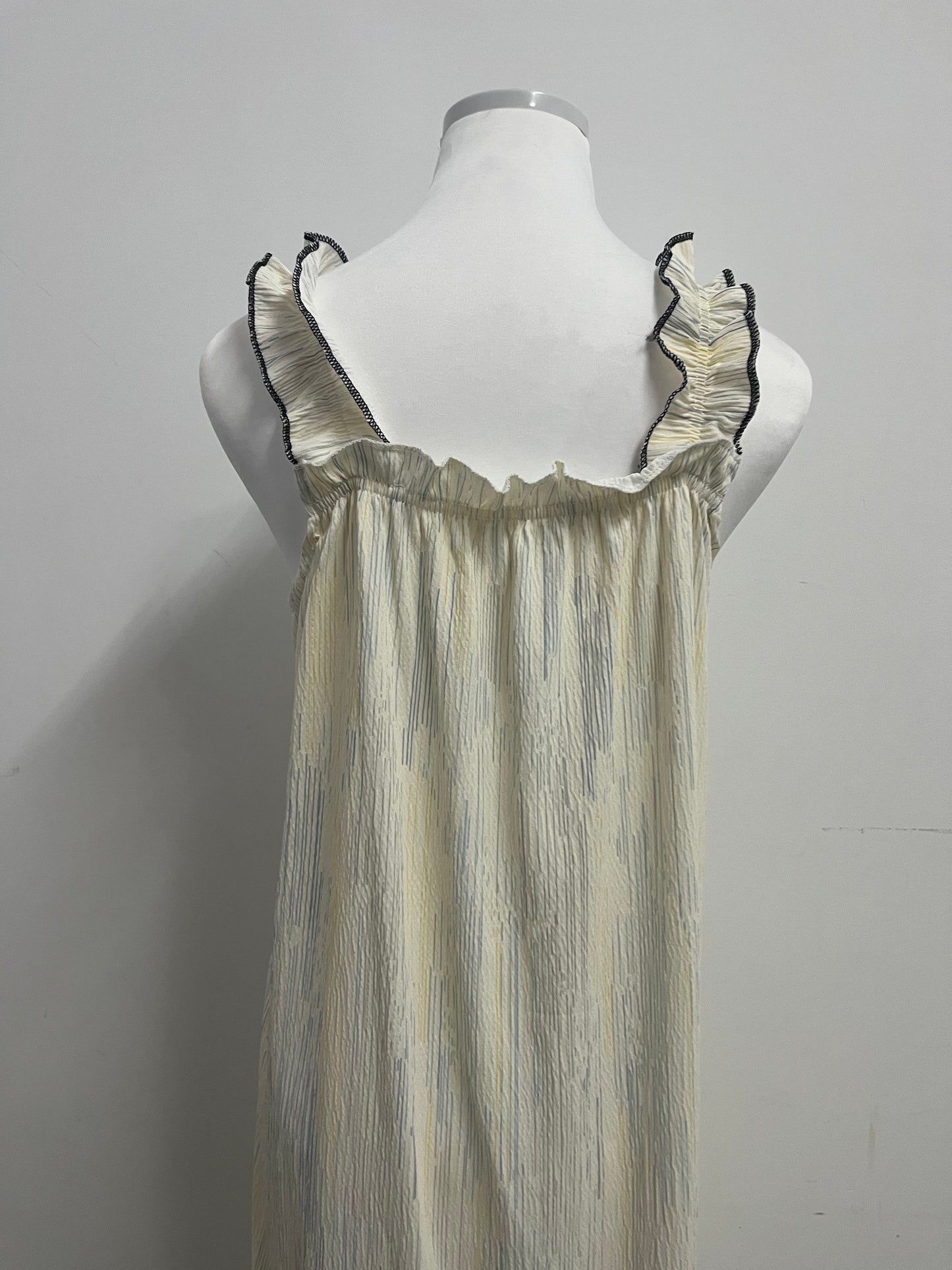 Urbangle  100% Cotton Nightgowns for Women Sleeveless Sleep Dress Ladies Gowns Sleepwear with Pockets