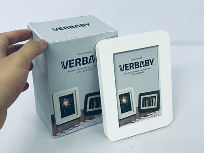 VERBABY Round Corner Wood Picture Frame with Mat Shatterproof Plexiglass Includes Hanging Hardware For Wall Hanging Or Tabletop Display Fram