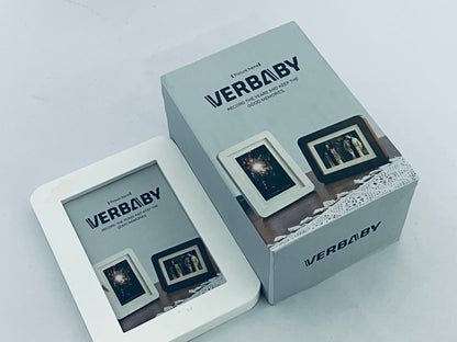 VERBABY Round Corner Wood Picture Frame with Mat Shatterproof Plexiglass Includes Hanging Hardware For Wall Hanging Or Tabletop Display Fram