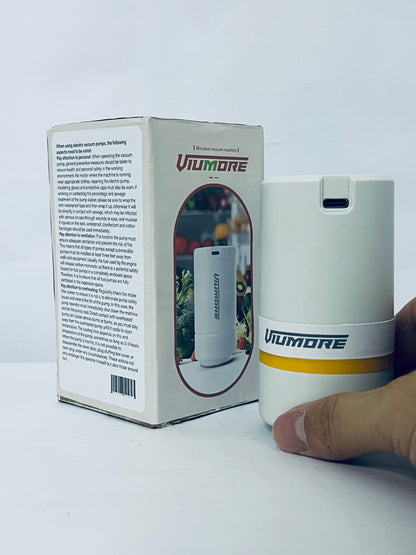 VIUMORE Vacuum Pump for Storage Bags Electric Pump for Vacuum Storage Bags Space Saver Bag Portable Electric Pump