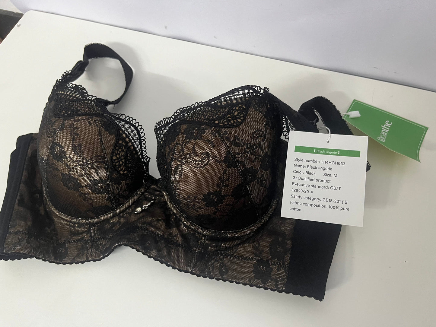 [Vacanthe Bras]——Vacanthe French Lace Push-Up Bra - Sexy Underwire Lingerie