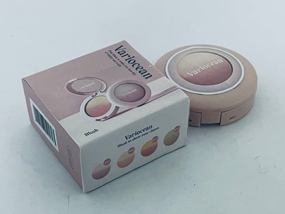 Variocean Cream Dual Blush for Cheeks: Lightweight Highly Pigmented Blush - Smooth Natural Blush Palette - Long-lasting All-Day Face Makeup Blush