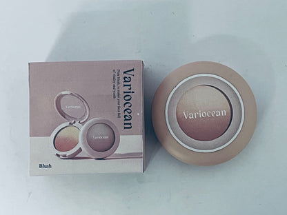 Variocean Cream Dual Blush for Cheeks: Lightweight Highly Pigmented Blush - Smooth Natural Blush Palette - Long-lasting All-Day Face Makeup Blush
