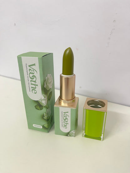 [Vasthe Lipstick]——Vasthe Color-Changing Magic Green Lipstick - Hydrating pH-Reactive Lip Balm