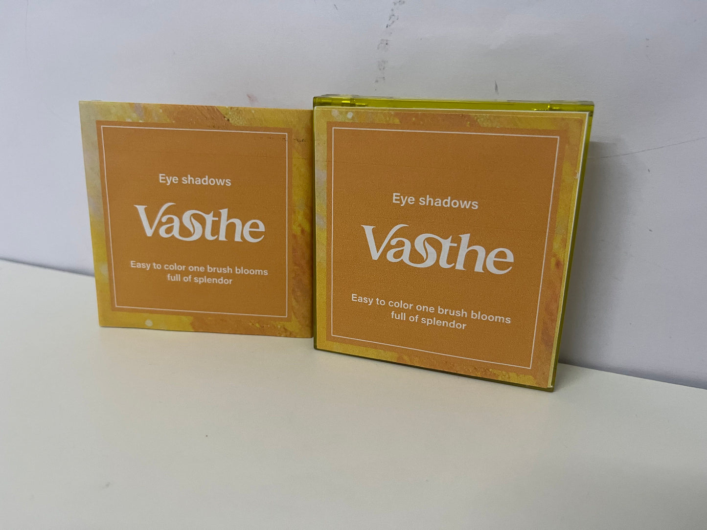 [Vasthe Eye shadow]—— Vasthe Warm Sun Golden Brown 9-Color Eyeshadow Palette - Matte, Shimmer, and Glitter Finish