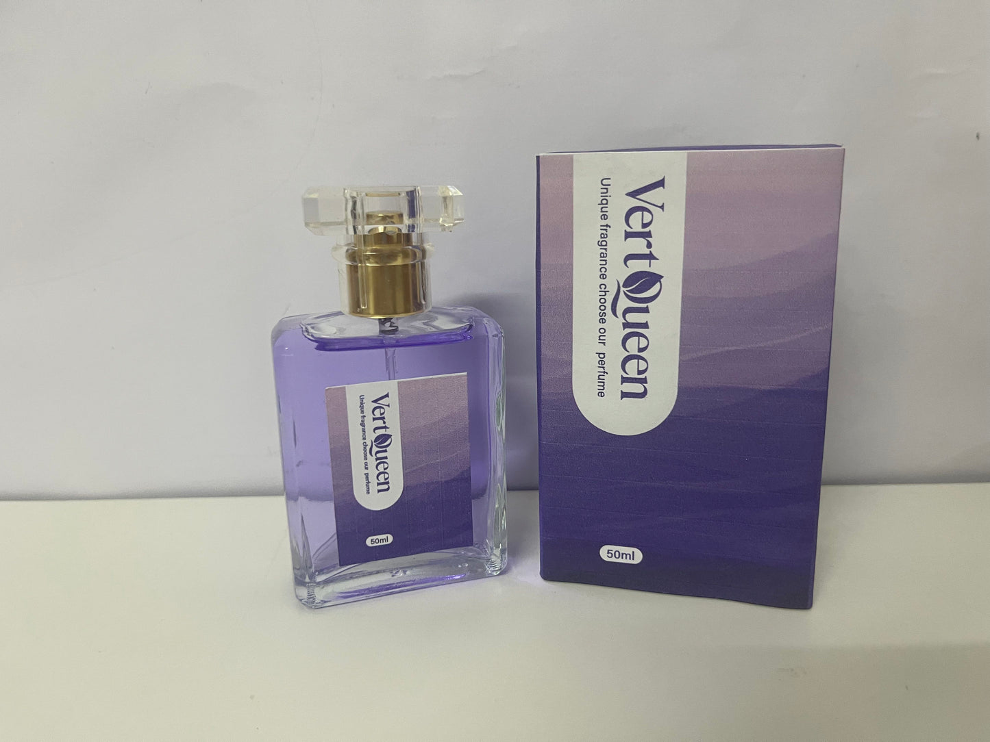 [VertQueen Perfumes]——VertQueen Violet Muse Eau de Parfum | Cool Floral Scent for Elegant Sophistication