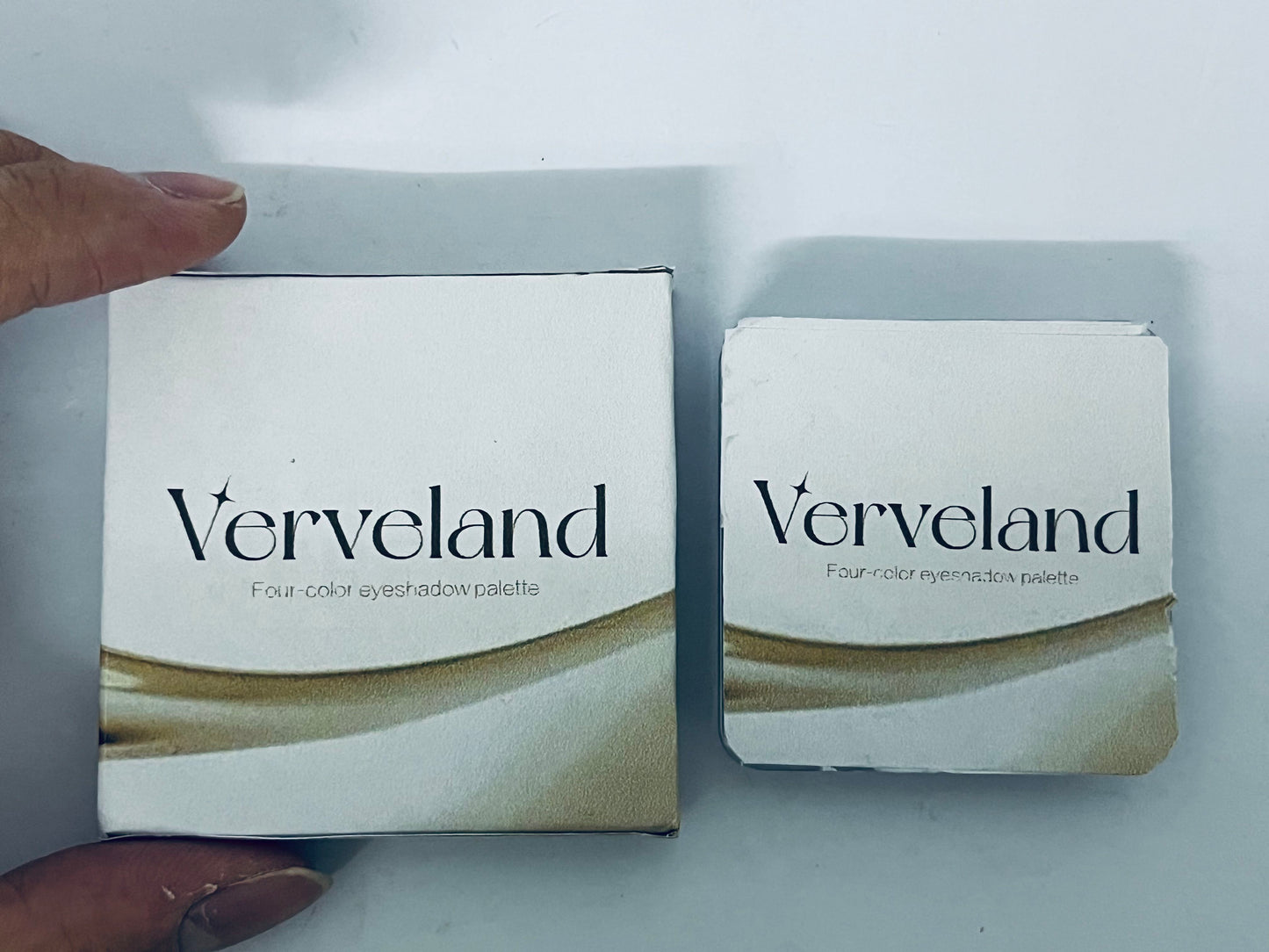 Verveland 4 Colors Matte Eyeshadow Palette Longwear Shadow Palette，Blendable Powder Natural Nude Finsh