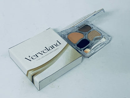 Verveland 4 Colors Matte Eyeshadow Palette Longwear Shadow Palette，Blendable Powder Natural Nude Finsh