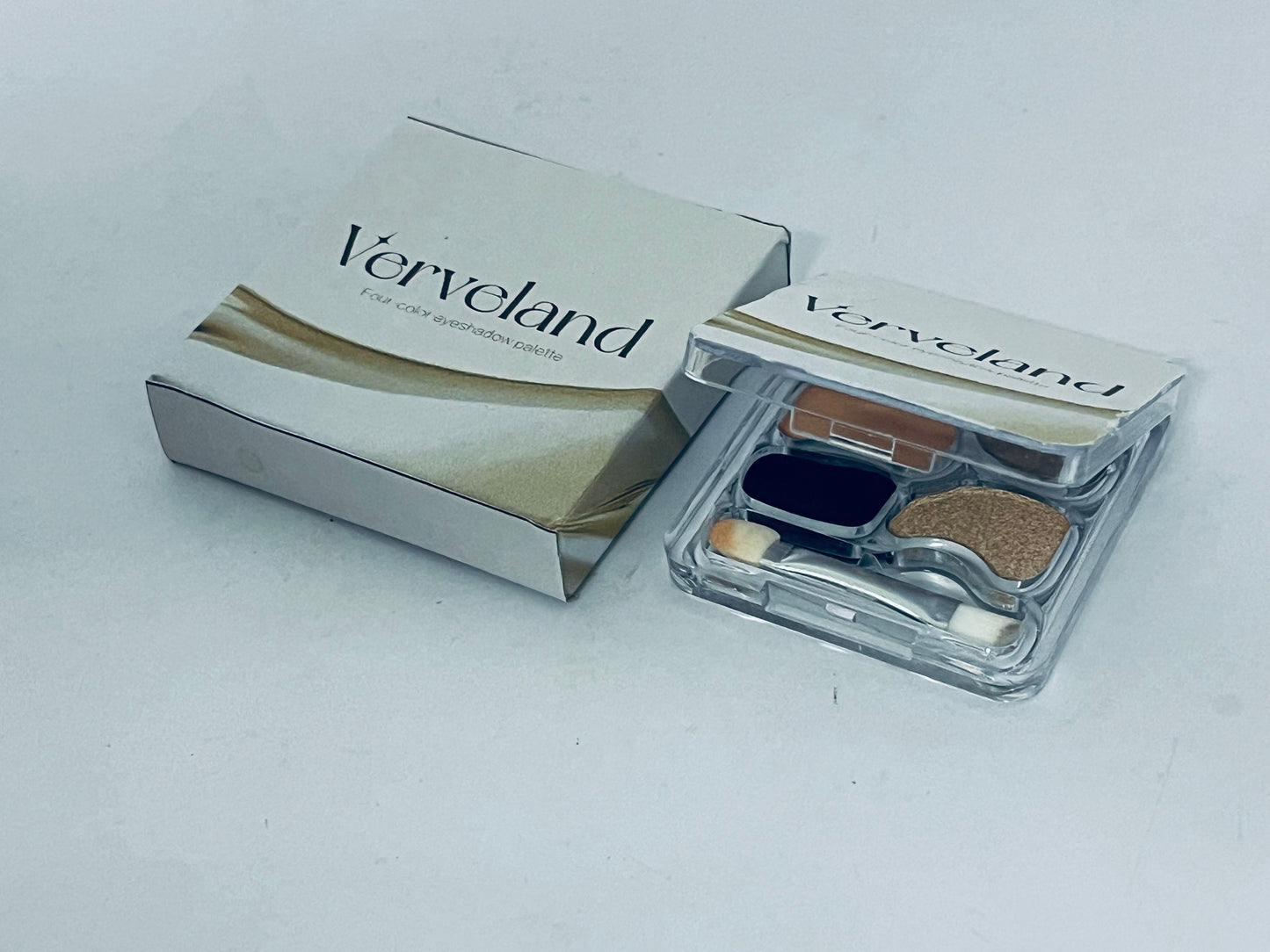 Verveland 4 Colors Matte Eyeshadow Palette Longwear Shadow Palette，Blendable Powder Natural Nude Finsh