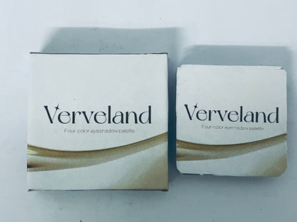 Verveland 4 Colors Matte Eyeshadow Palette Longwear Shadow Palette，Blendable Powder Natural Nude Finsh