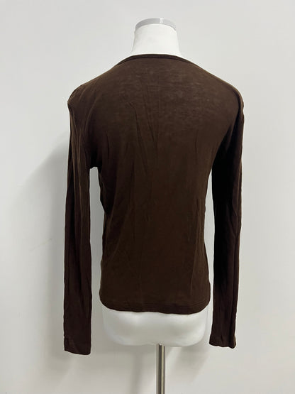 VibeSuper Women V Neck Top Long Sleeve Cotton Knit T-Shirt Regular Fit Pullover Business Casual Comfortable