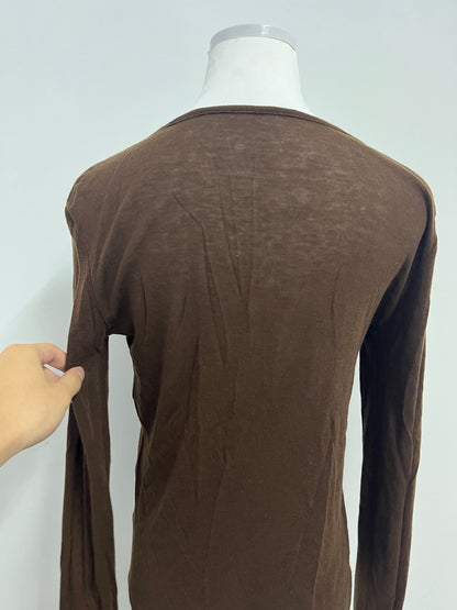 VibeSuper Women V Neck Top Long Sleeve Cotton Knit T-Shirt Regular Fit Pullover Business Casual Comfortable