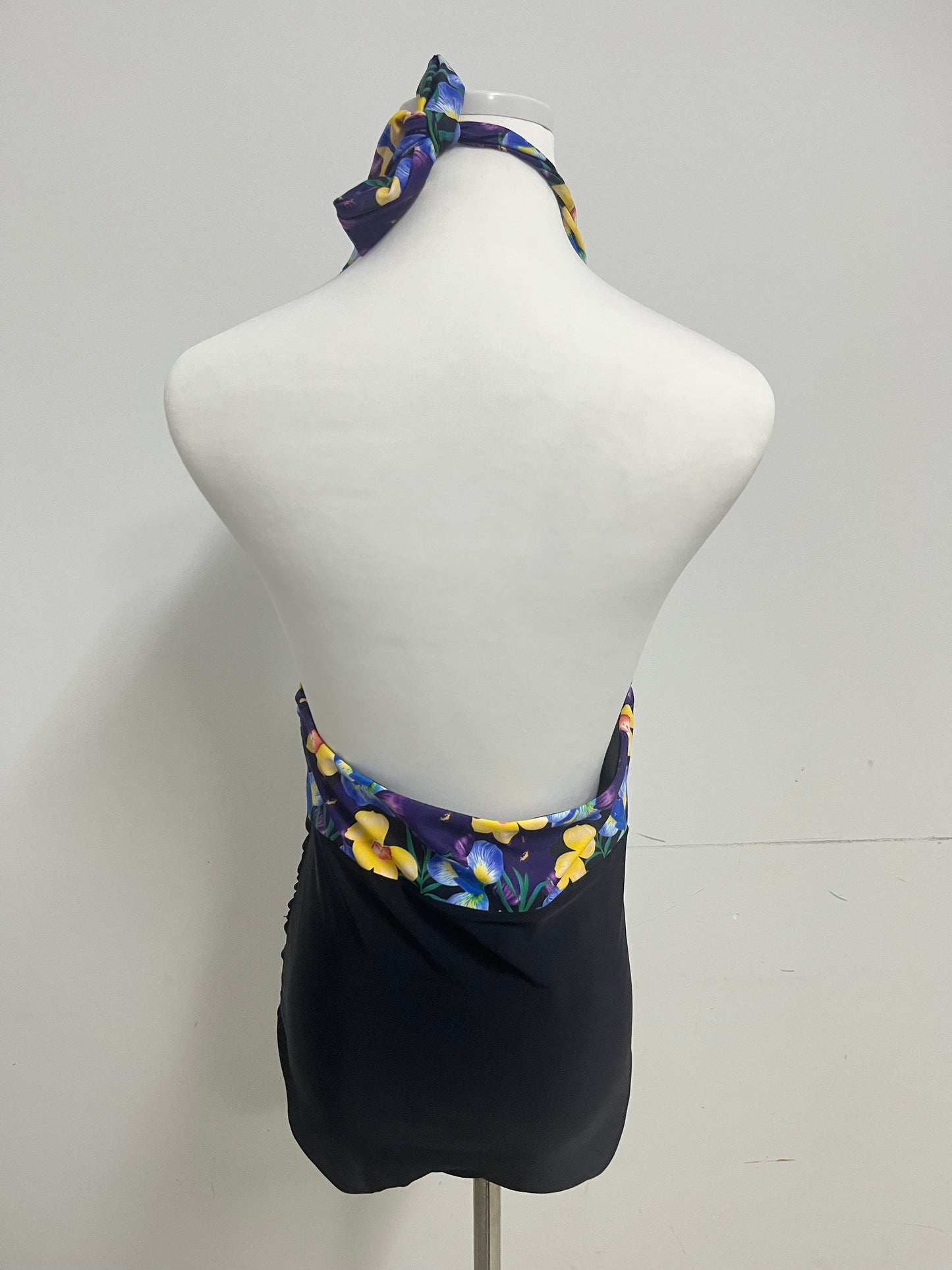 Violetop Swimsuits Floral Halter - Vibrant Print with Flattering Ruched Bottoms