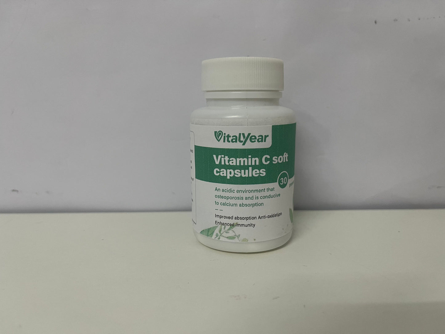 [VitalYear Vitamins]-Vitamin C Soft Capsules - 30ct High Absorption Antioxidant Immune Support Supplement