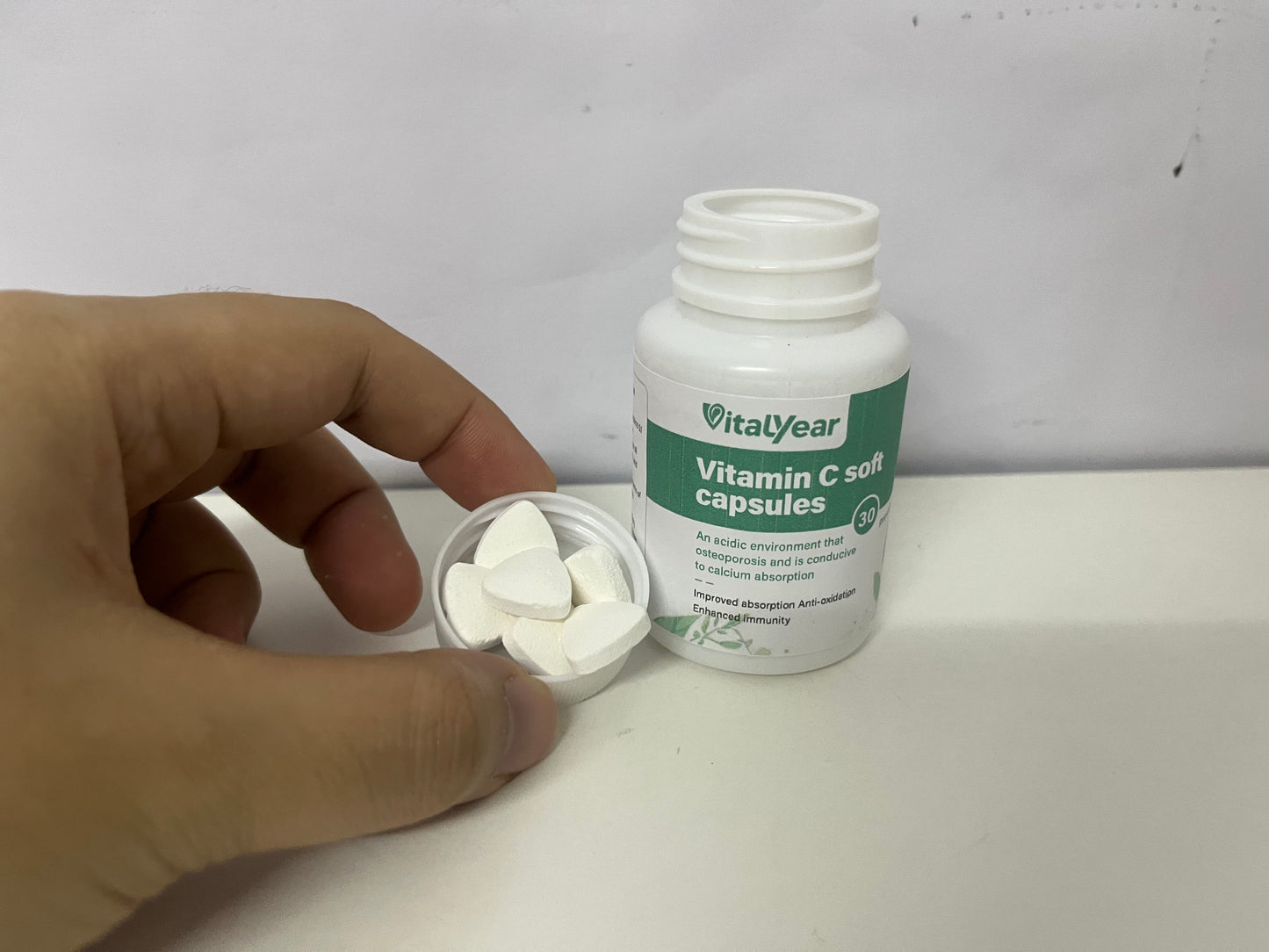 [VitalYear Vitamins]-Vitamin C Soft Capsules - 30ct High Absorption Antioxidant Immune Support Supplement