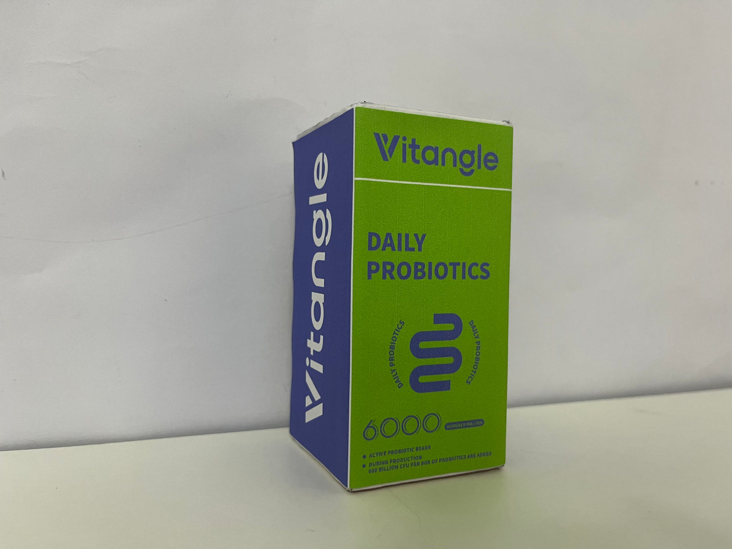 Vitangle Daily Probiotics: 6 Active Strains & 6000 Billion CFU — Daily Gut Balance Support Supplement