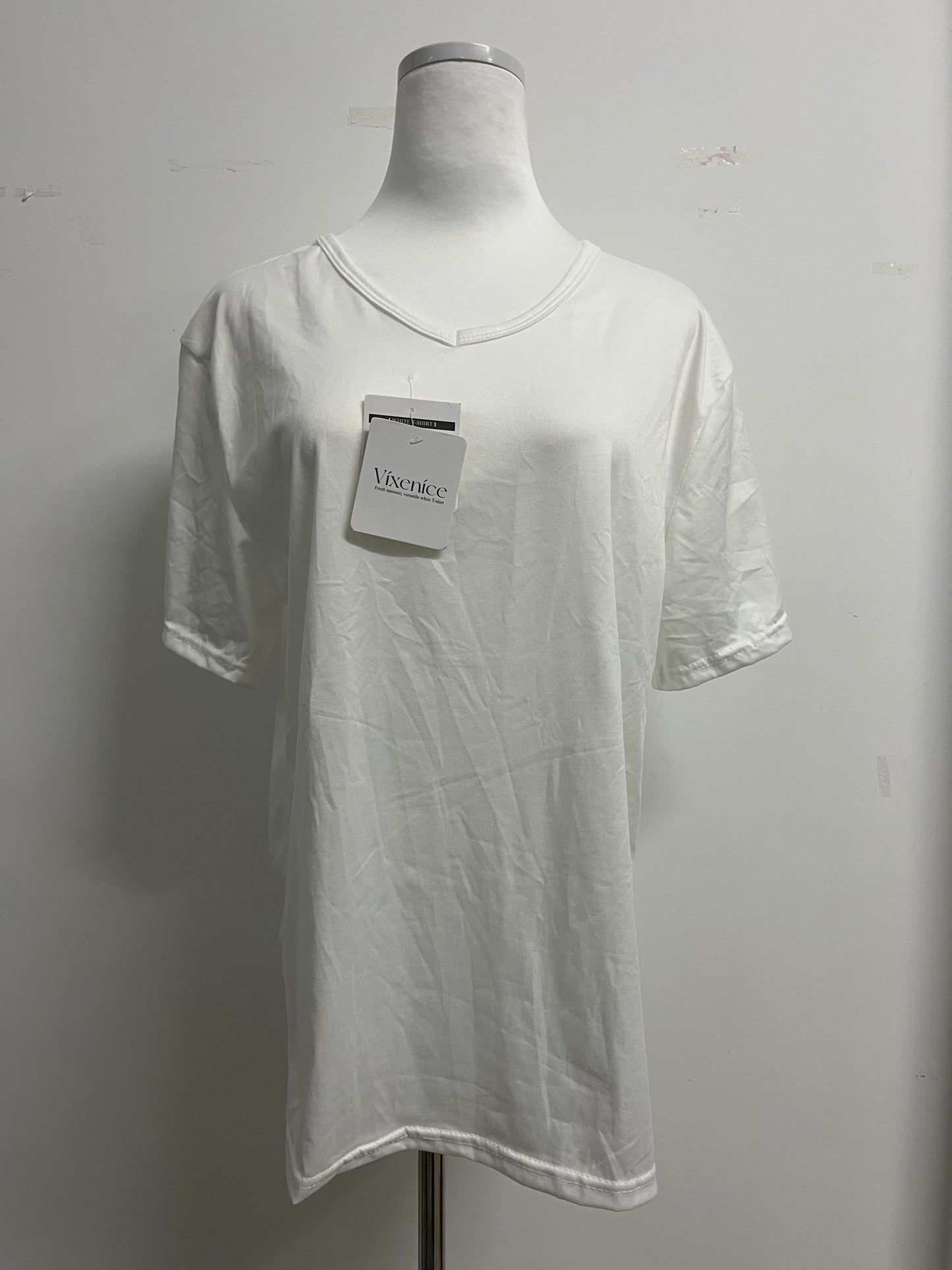 Vixenice Heavyweight Cotton Blank T-Shirt, Short Sleeve Crew Neck Tee for Heat Transfer, Classic Fit Men's T-Shirts