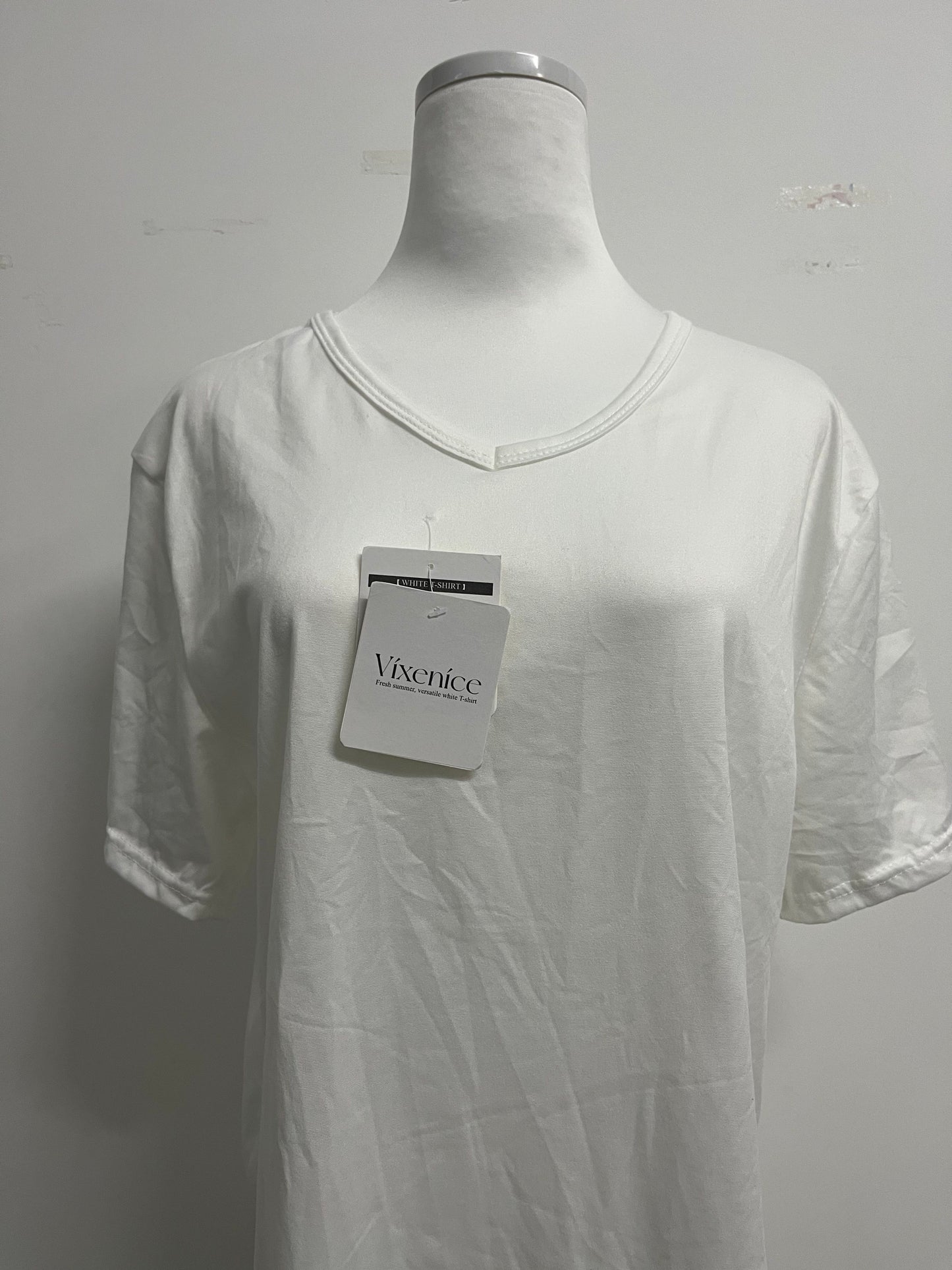 Vixenice Heavyweight Cotton Blank T-Shirt, Short Sleeve Crew Neck Tee for Heat Transfer, Classic Fit Men's T-Shirts
